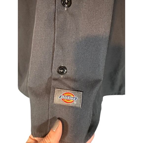 Dickies Short Sleeve Sam Adams Brewhouse Mechanic Work Shirt Men Sz S - Picture 7 of 8